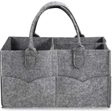 Draagbare Luier Caddy Organizer voor Baby's - Opvouwbare Organizer met Verdeeld Ontwerp voor Baby Spullen