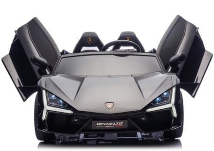 Lamborghini Revuelto - 2 Persoons - Elektrische Kinderauto - 24V - met Afstandsbediening - Zwart