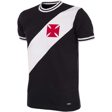 COPA - Vasco da Gama 1970 Retro Voetbalshirt - Heren - Zwart - M