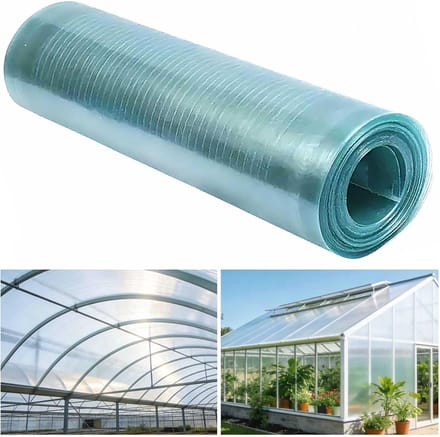 Polycarbonaat Dakpanelen - Transparante Platen - Kas Beglazing - UV-bestendig - 1.6x19.7ft - Transparant