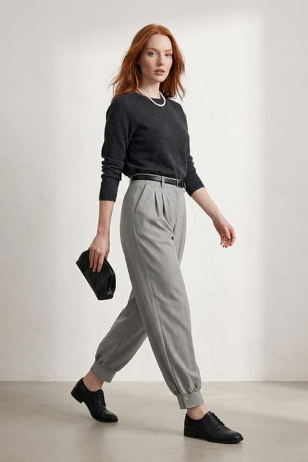 Gebuikte Knooprok Met Tailored Broek
