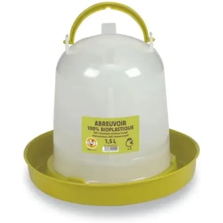 Bioplastic drinker for poultry Chick'A 1,5 L