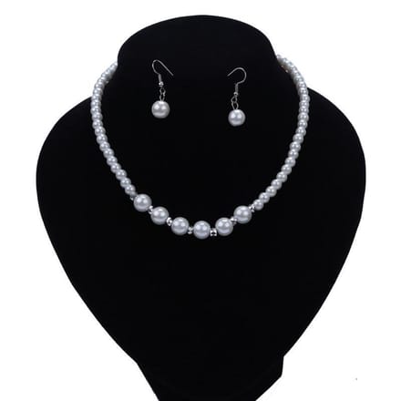 Ketting Parels met Oorbellen