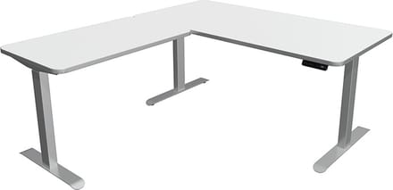 Zit sta wit hoekbureau Move-3 premium 160x180cm