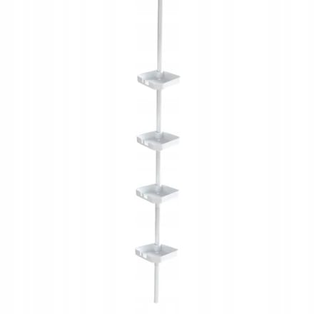 Wenko Telescopische Doucheplank Funky Wit 250cm