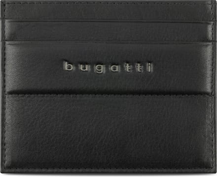 Bugatti Nome Kredietkaart etui RFID-bescherming Leer 10.5 cm - 5 Sleuven - schwarz
