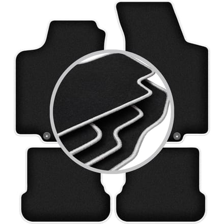 CARLUX-SILVER automatten voor: Volkswagen Golf IV cabrio (1998-2002)