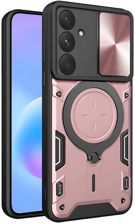 Hoesje geschikt voor Samsung Galaxy A57 - Techsuit CamGuard Pro Back Cover - Roségoud
