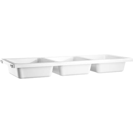 String Furniture - Bowl Shelf opbergbakjes - wit, ABS kunststof