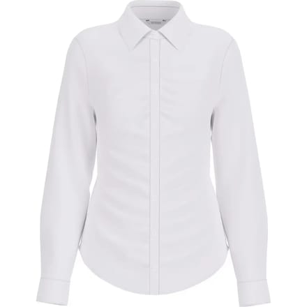 Vrouwelijke geplooide popeline blouse Guess Emily