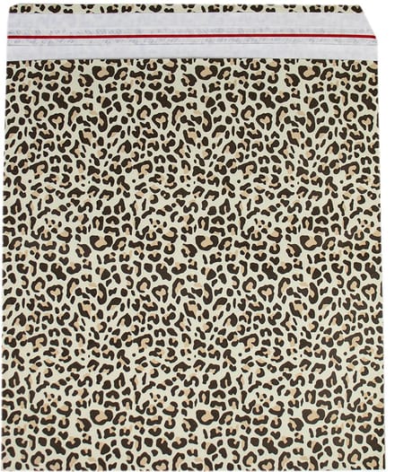 50x Papieren verzendzak Leopard L