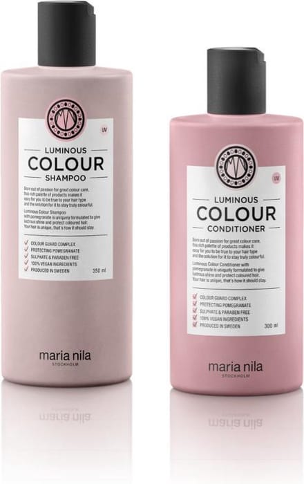 Maria Nila - Luminous Colour Care Set (Shampoo 350ml + Conditioner 300ml)