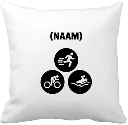 Akyol - triathlon Kussen hoes - Sport - sporter - thriathlon - 40 bij 40 cm
