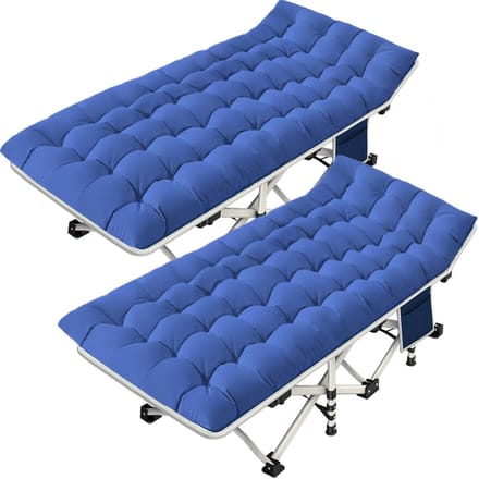 Camping Cot Set met Matras - Comfortabele Vouwbedden voor Binnen en Buiten