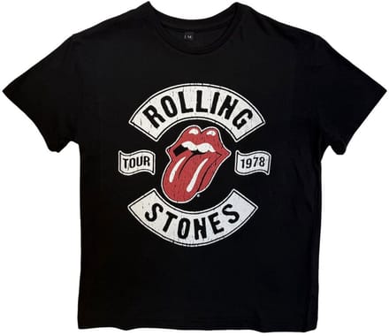 The Rolling Stones - US Tour 1978 Kinder Tshirt - Kids tm 8 jaar - Zwart