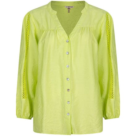 Esqualo blouse SP24-15015 - Lime