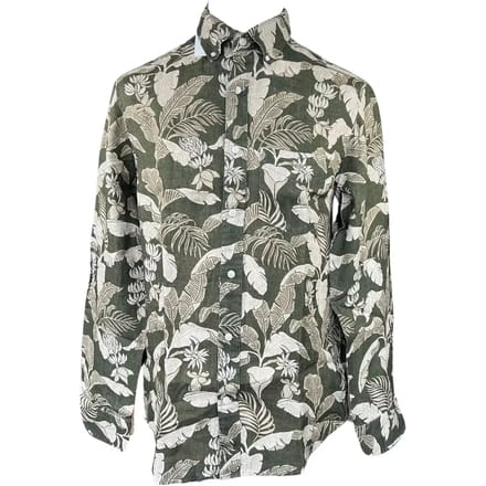Bedrukt overhemd Gant Reg Linen