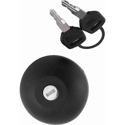 Brandstof Benzine Diesel Afsluitdop Cover met 2 Sleutels voor Renault Master II 19982010 zwart