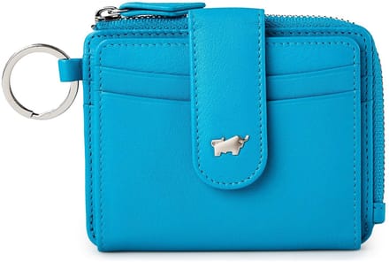 Braun Büffel Joy Creditcardhouder RFID-bescherming Leder 11 cm - 7 Sleuven - indigo blue