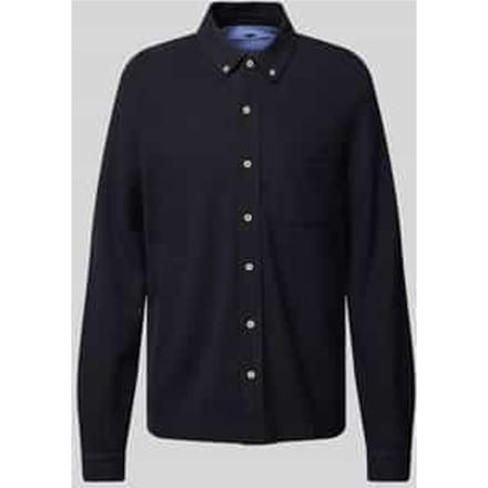 Fynch-Hatton Overhemd Polo Shirt Premium Cotton Navy / male