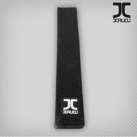 Zwarte taekwondo-band JC | Zwart (Maat: 280)