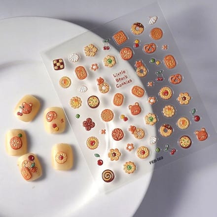 Frezarkowo - 3D Nagelstickers - Samoprzijkend - Cakemotief