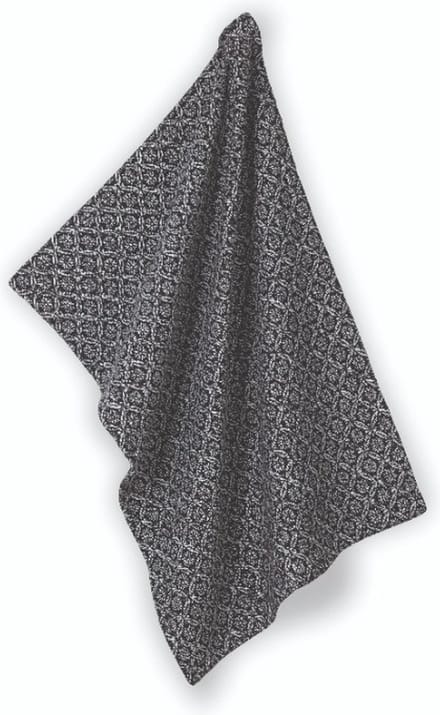 Theedoek, Zwart/Wit Patroon - Kela | Gianna