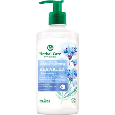 Herbal Care Cornflower Kalmerende Intieme Gel 330 ml