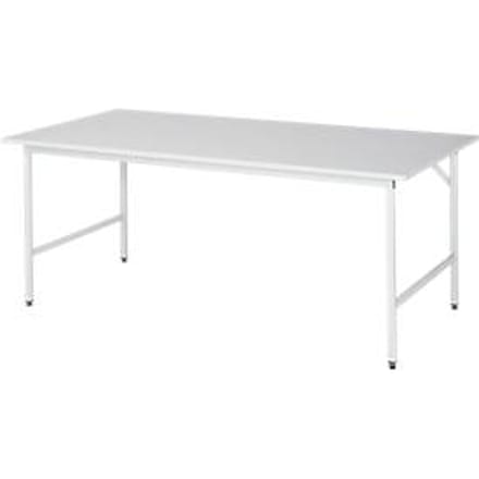 RAU werktafel, melamine blad, 2000 x 1000 x 800-850 mm
