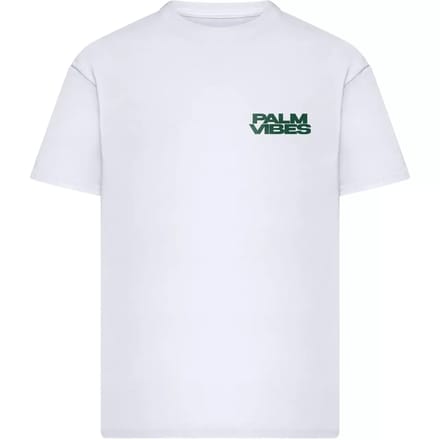 Mister Tee - Palm Vibes Oversize Heren Tshirt - S - Wit
