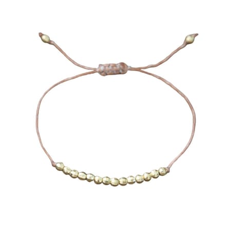 Marama - armband Golden Dreams - vegan - unisex - verstelbaar