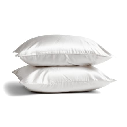 2x Zijden Kussensloop 50x60cm Wit Ritssluiting 19 Momme - Kussensloop set - Luxe Silk Kussensloop 100% moerbei zijde - Zijde kussensloop - Silk Heaven - 50x60cm / Ritssluiting