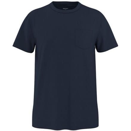 esmara Men Heren T-shirt met linnen (Marineblauw, S)