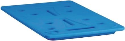 Cambro Bord - Polypropyleen Bord - Horeca Gebruik - Modulair Ontwerp - 53 x 325 x 3 cm - Gletsjerblauw