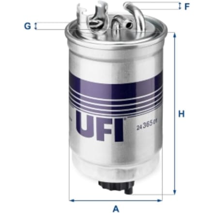 Brandstoffilter UFI 24.365.01