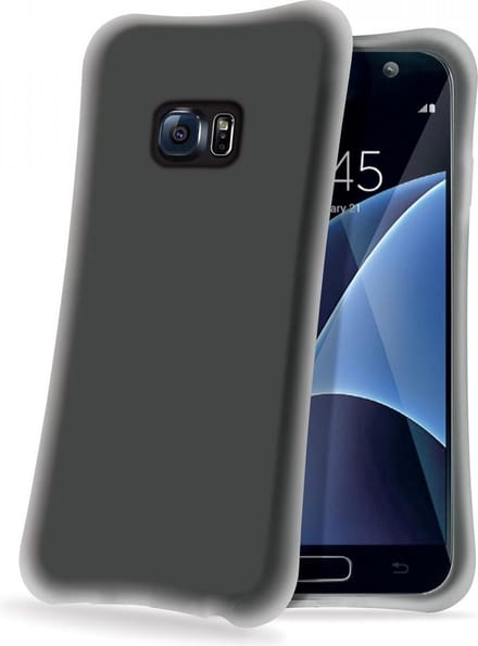 Celly Cover Ice Cube Galaxy S7 Black