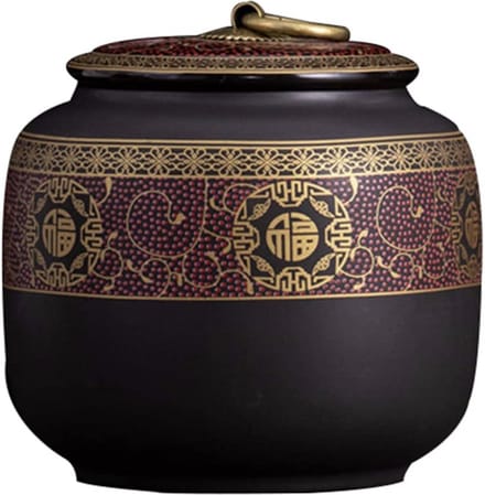 Winkrs | Thee bewaarpot Rood | Theedoos, voorraadpot | Keramiek