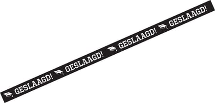 Afzetlint ''Geslaagd'' - 4 het moment! - 10 meter
