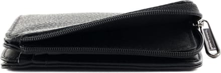 MANDARINA DUCK Leren portemonnee Mellow Wallet Nero zwart