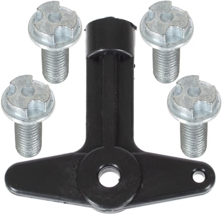 Modecar - Kit voor Wieldeksels - 28 MM Schroeven - ABS Klapka