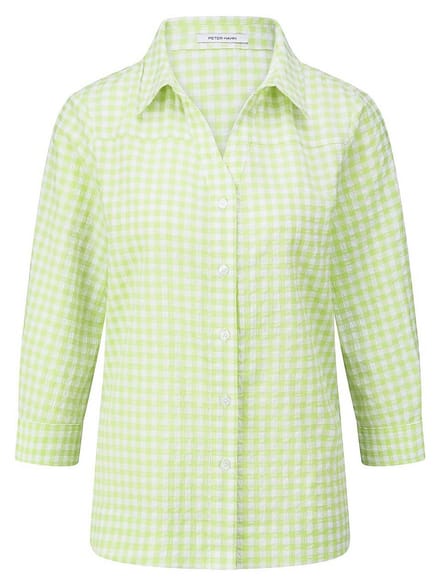 Blouse 3/4-mouwen Van Peter Hahn wit
