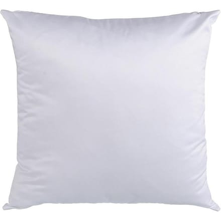 10Pcs Taies d'oreiller à sublimation DIY Blanches vierges Polyester Peau de pêche Housse de coussin Transfert thermique Housse de coussin décoratif pour la maison 45x45cm blanc