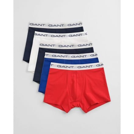 Gant Ondermode Uni Color Trunk 5Pack Multicolor / male