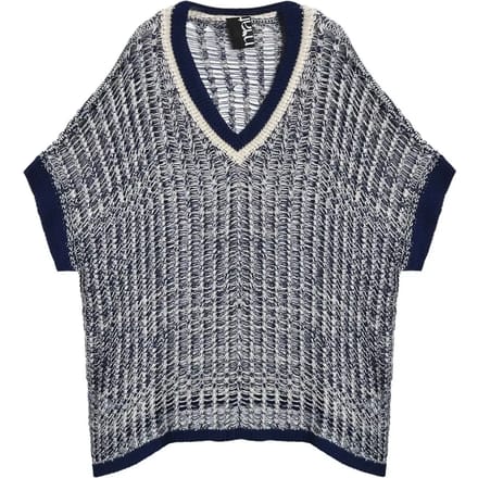 V-hals gebreide damespull Mat Fashion