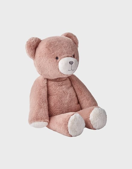 Noukie's - Knuffel - Beer - 40 cm - Beige ( Roze ) - Lily