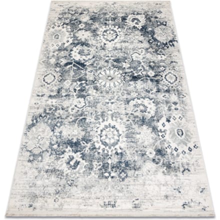 Kleden Rugsx DISTIN 0822A marineblauw / blauw / wit 80x150 cm