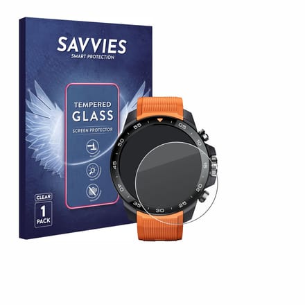 Savvies - Glas Screenprotector voor Xiaomi Mibro GS Explorer S - Gehard Beschermglas 9H