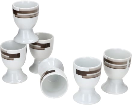 Set van 6 eierdopjes Nevada 4,8cm