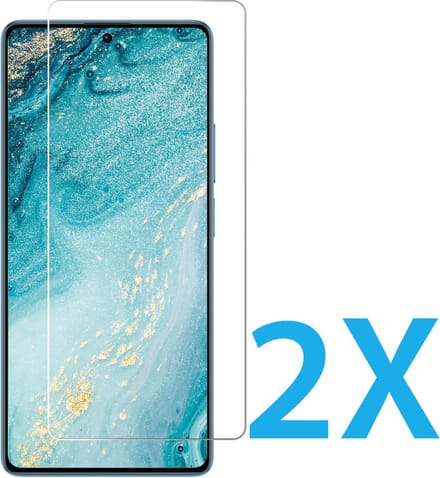 Glasplaatje Geschikt voor: Xiaomi Redmi Note 13 Pro 5G - 2x Screenprotector - screen protector - glas - bescherm - beschermglas