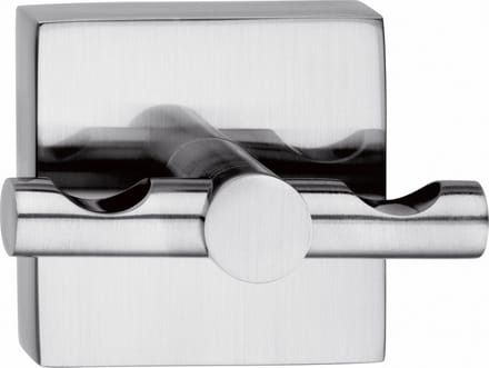 TESA Powerbutton Deluxe dubbele haak - vierkant - metaal - 8 kg
